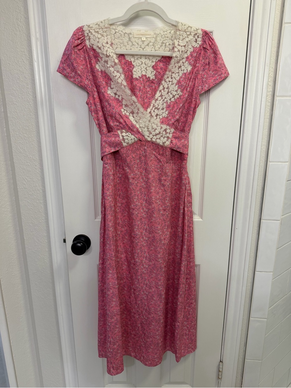 LoveShackFancy Minuet dress pink 6
